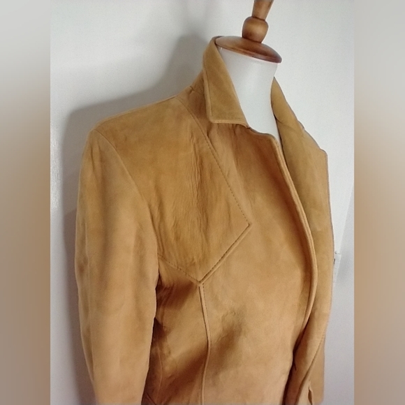 VINTAGE BUTTER SOFT SUEDE WESTERN JACKET - Picture 3 of 12